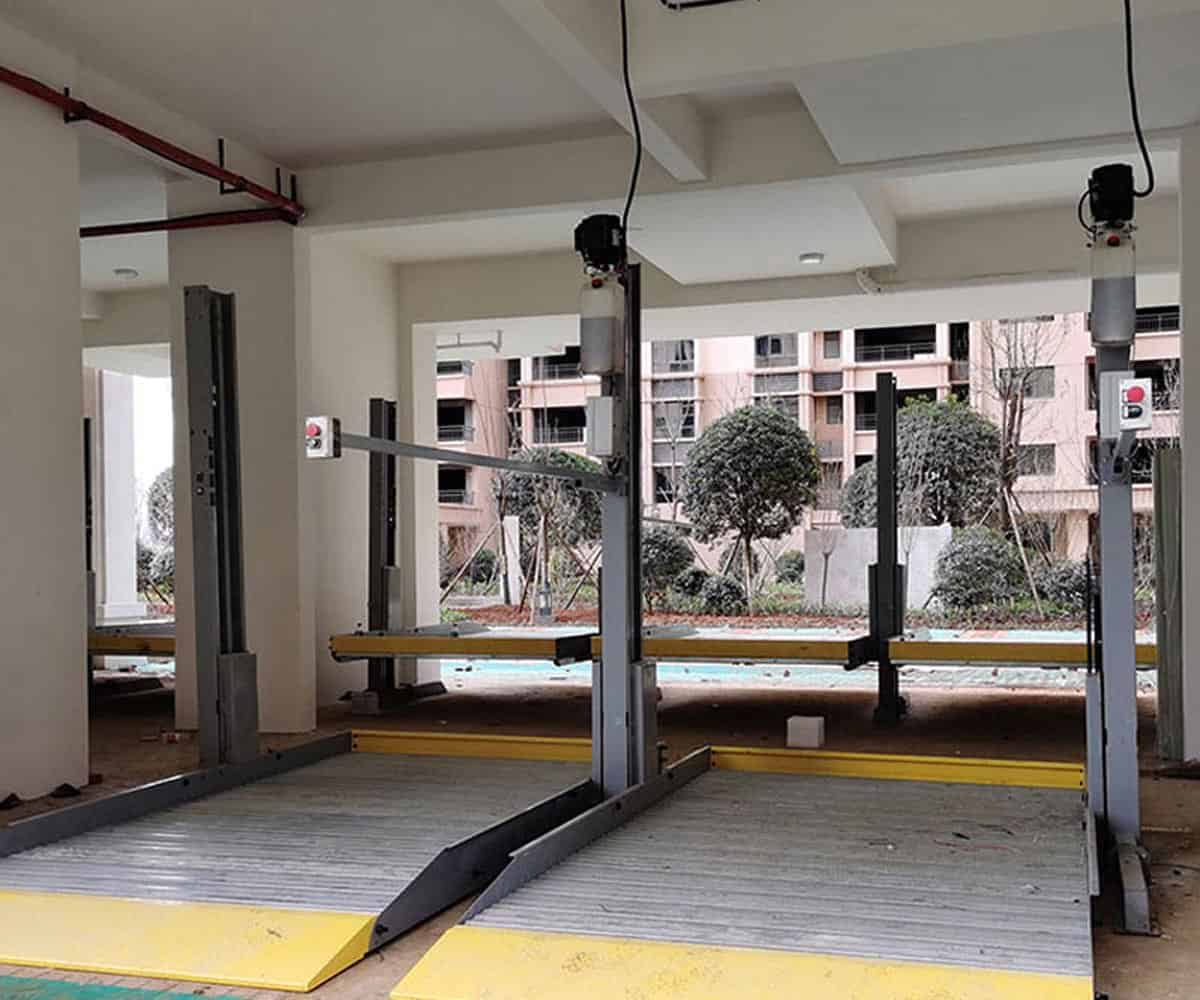 貢山PSH升降平移式機械式立體停車設備過驗收