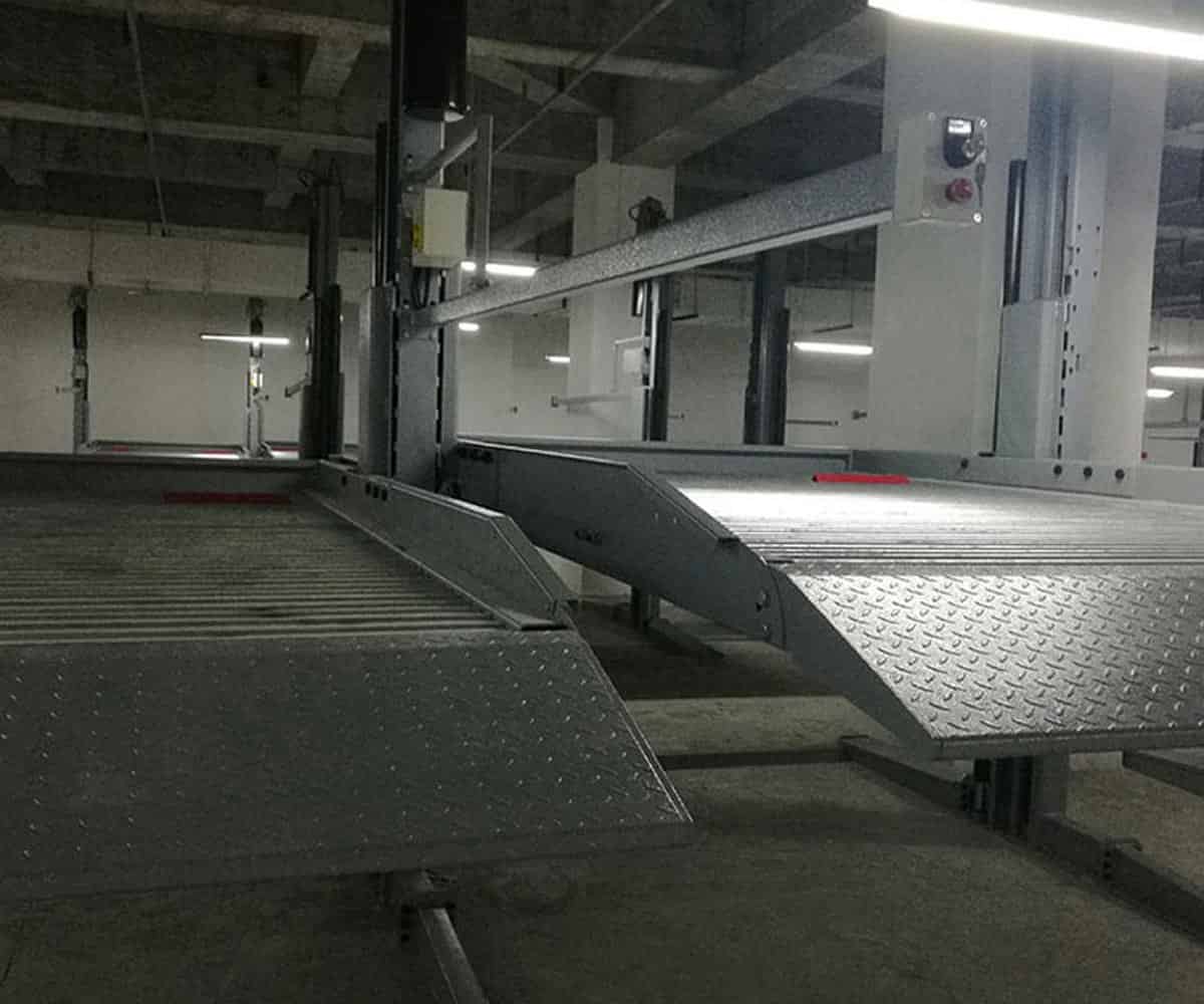 兩層簡易升降類立體停車庫改造