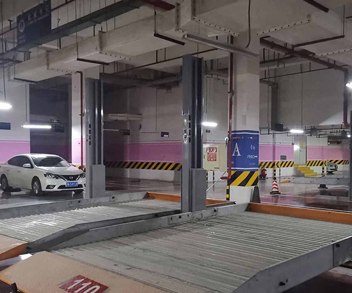兩層簡易式機械停車位改造