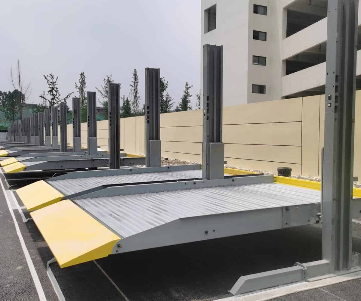簡易升降式機械停車場改造
