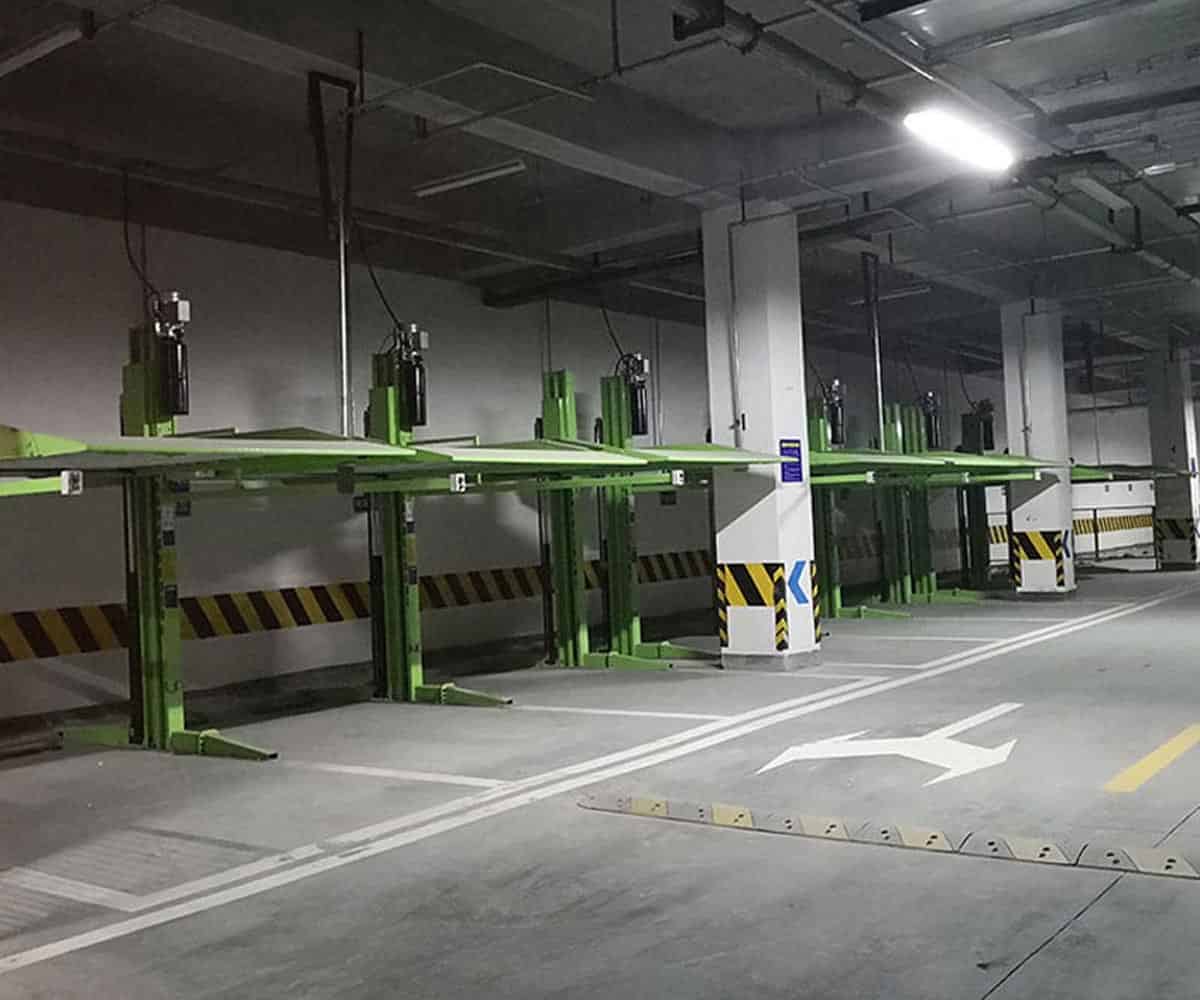 彌勒雙柱簡易類機械立體停車設備短租