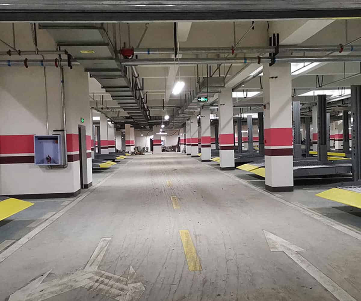 玉溪升降橫移式停車庫改造