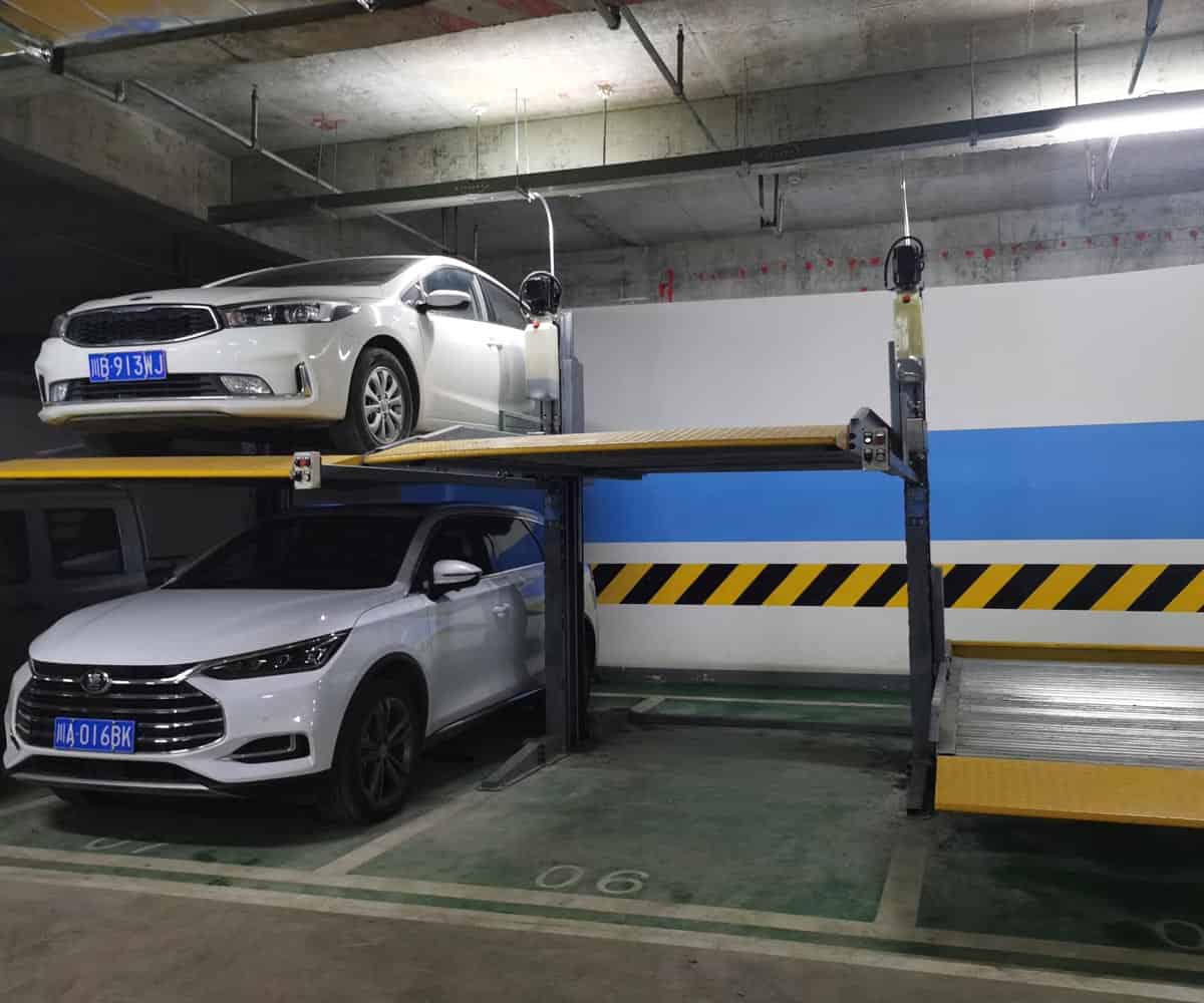 貢山俯仰式簡易升降類立體車庫