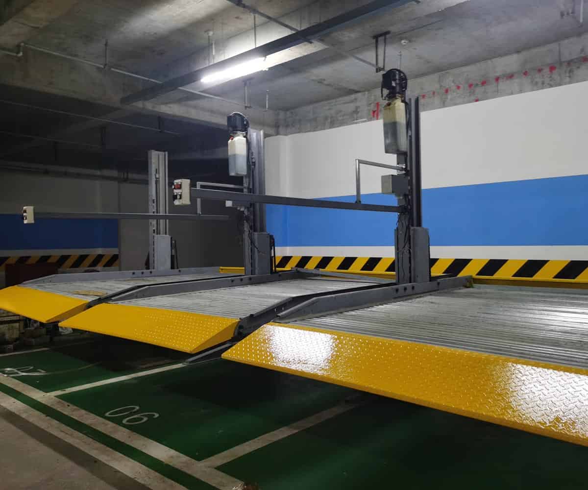 簡易升降式立體車庫兩柱