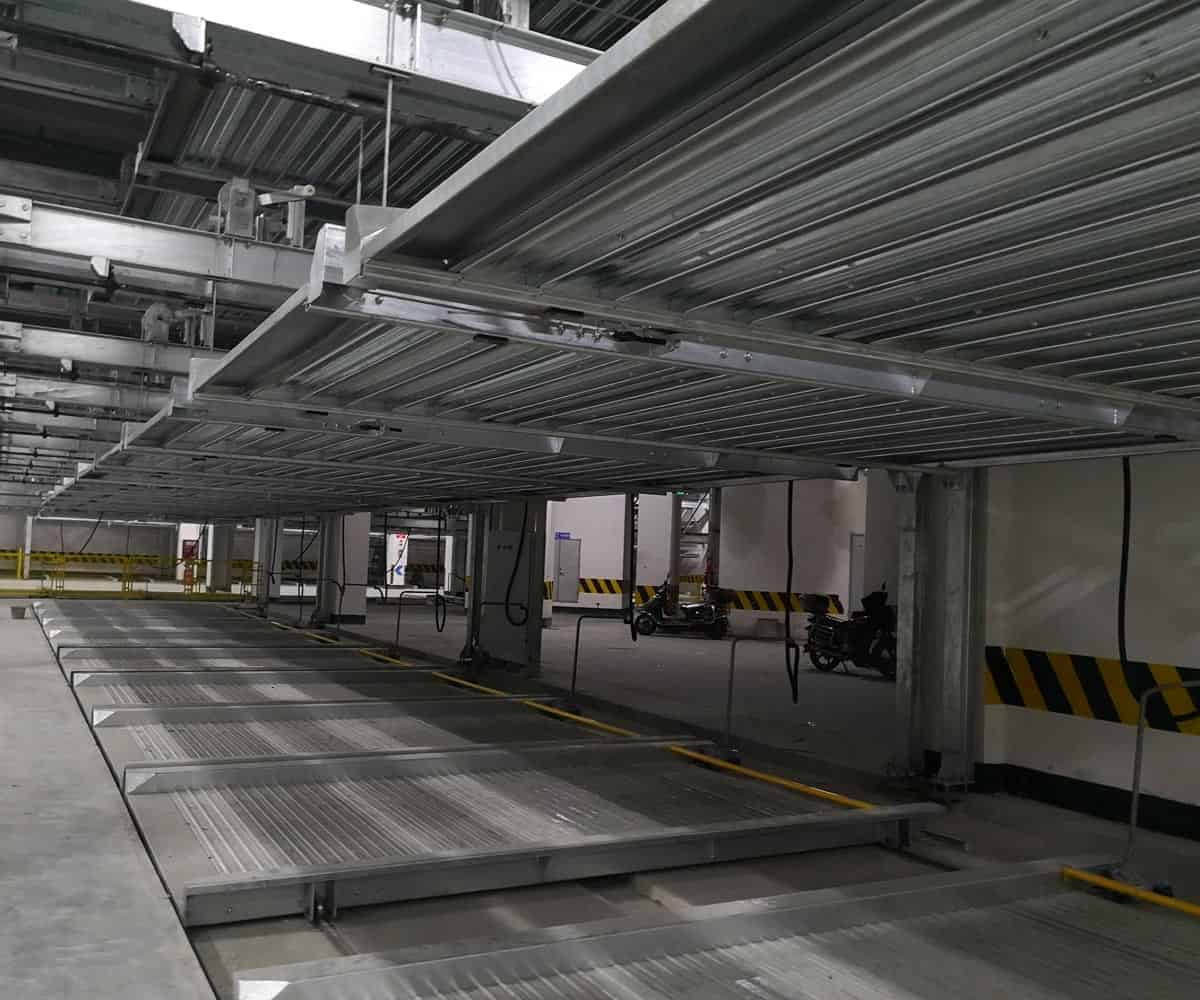 負二正二地坑式四層PSH升降橫移類立體停車設備